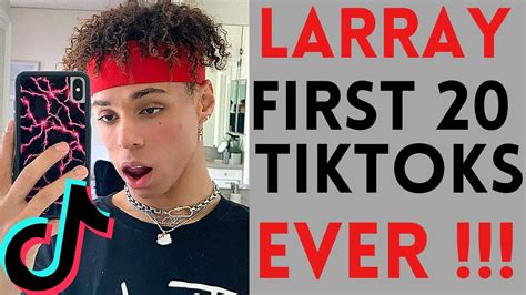 Larray First 20 Tiktoks Ever Tik Tok Compilation Youtube