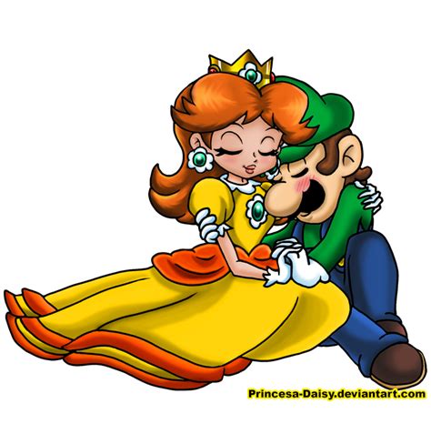 Luigi Y Daisy By Princesa Daisy Luigi And Daisy Mario And Luigi Mario Bros Super Mario 1985
