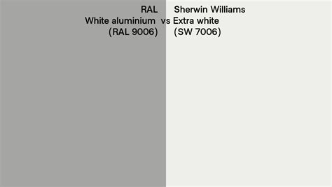 Ral White Aluminium Ral 9006 Vs Sherwin Williams Bellini Fizz Sw