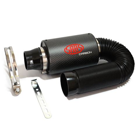 Carbon Cold Air Box Filter Kit 76mm Inletoutlet Saas Automotive