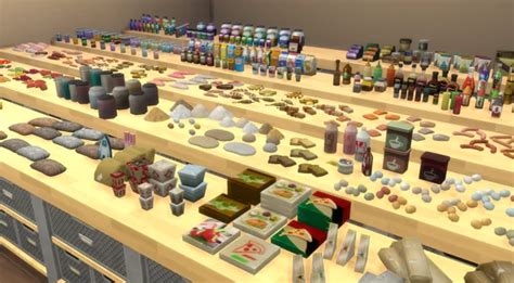 Food And Pantry Clutter Mega Set En 2020 Sims Alimentation Mode