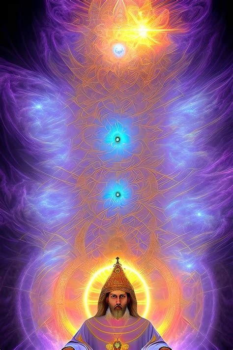 Fractal Universe Spiritual And Meditation Generative Ai Illust