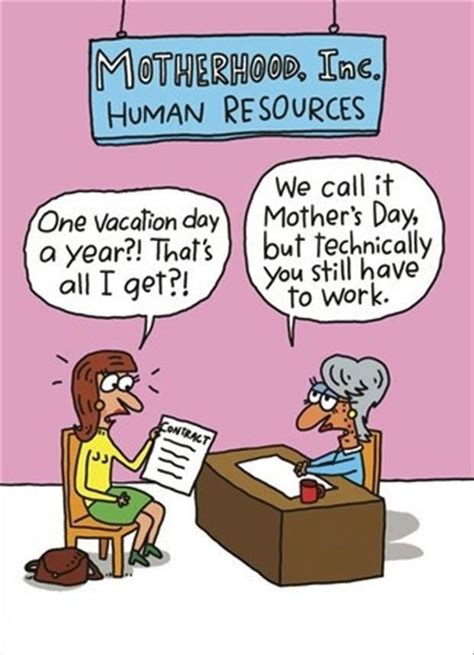 Applying For A Job As A Mum Mom Humor Mothers Day Cartoon Funny