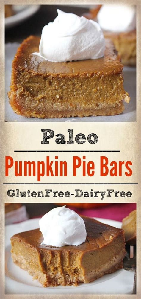 Paleo Pumpkin Pie Bars Recipe Pumpkin Pie Bars Paleo Pumpkin Pie