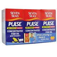 Since 1935, seven seas has been supporting family health with expertly formulated cod liver oil and fish oil products. SEVEN SEAS PULSE HIGH STRENGTH TRIOMEGA CONCENTRATED FISH ...