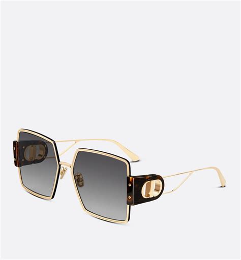 30montaigne s4u brown tortoiseshell effect square sunglasses dior