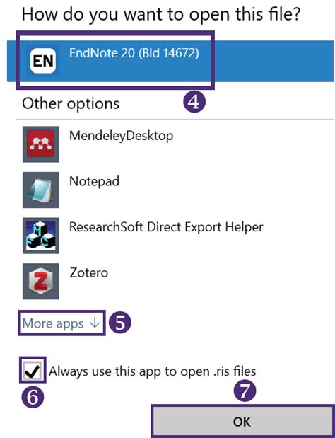 How Can I Set Endnote As The Default App To Open The Ris Files