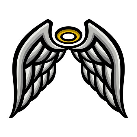 angel wings 551682 vector art at vecteezy