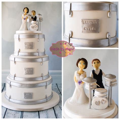 Drum Kit Wedding Cake Diy Wedding Cake Wedding Cake Toppers Music