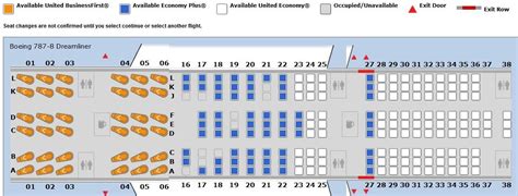 Uniteds 787 Seatmap Updated View From The Wing