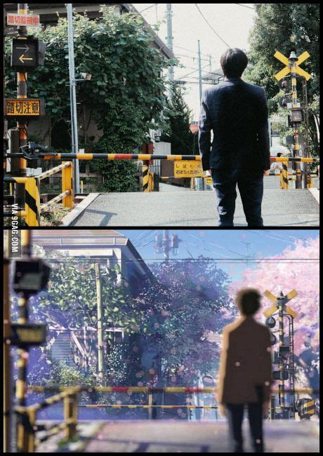 We Come To Some Famous Anime Scene In Real Life And Take Photos This
