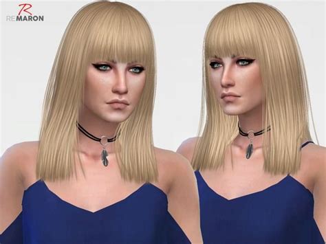 The Sims Resource Boombayah Hair Retextured By Remaron Sims 4 Hairs