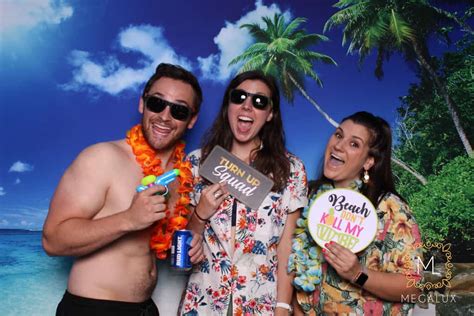 Encore Luau Pool Party 06 08 19 Megalux Photo Booth 1 Photo Booth Rentals