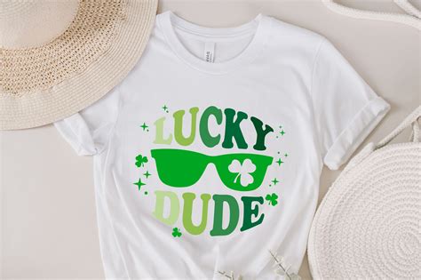 Lucky Dude Svg Shamrock Lucky Dude Graphic By Smart Crafter · Creative Fabrica