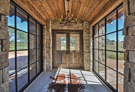 Llano Ranch Rustic Entry Austin By Cornerstone Architects Houzz