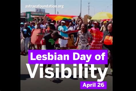 Lesbian Visibility Day Astraea Lesbian Foundation For Justice
