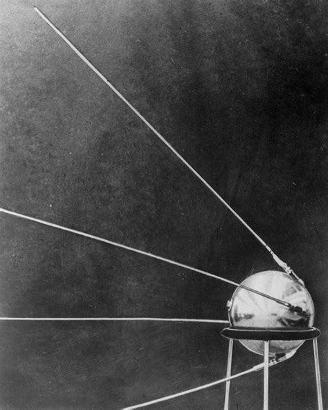 Sputnik 1 satellite stock photos and images. Sputnik 1 | Sputnik I, Moscow October 9, 1957, the ...
