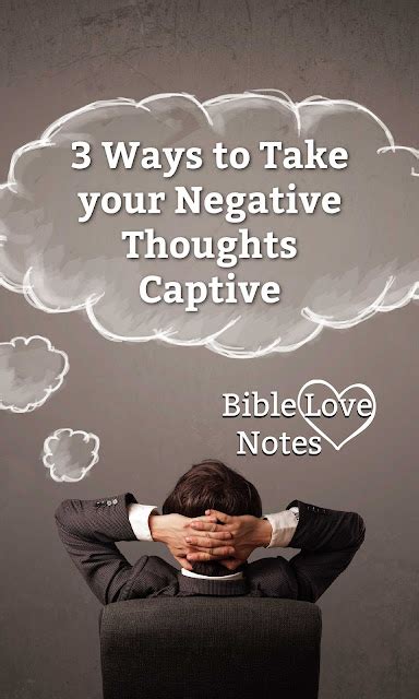 Bible Love Notes Taking Thoughts Captive