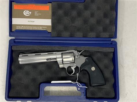 Colt Python 357 Magnum Stainless 6 1983 Gunprime