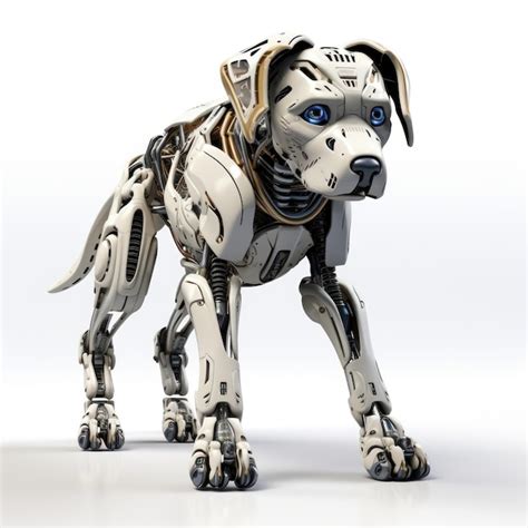 Premium Ai Image Robot Dog Illustration Wired Woof