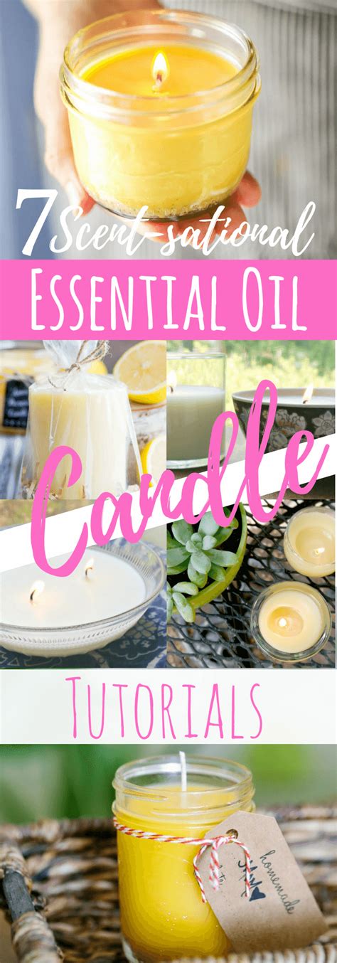7 Diy Essential Oil Candle Recipe Tutorials Simple Pure Beauty