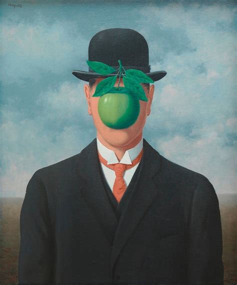 Poster René Magritte Foto 65x80cm Obra Arte Son Of The Man R 7873