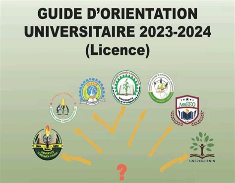 Guide Dorientation Universitaire 2023 2024 Pour Les Bacheliers Au