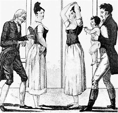 Longer Stays From A Semi Satirical 1809 French Engraving Titled La Fureur Des Corsets The
