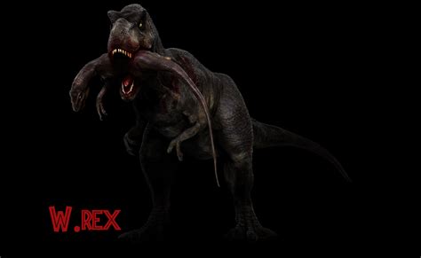 W Rex Van Rexy Vs Bigone Jurassic Park