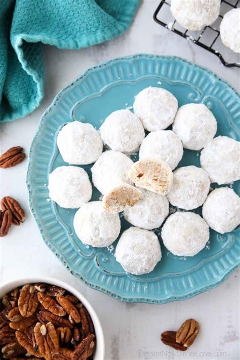 snowball cookies easy and versatile dessert now dinner later