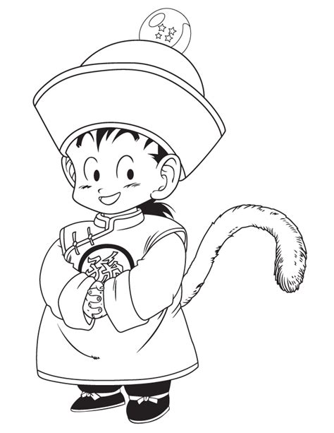 These dragon ball z coloring sheets will surely take you for a trip down to the memory lane. Dragon Ball Z Kid Gohan Coloring Page | Desenhos, Desenhos ...