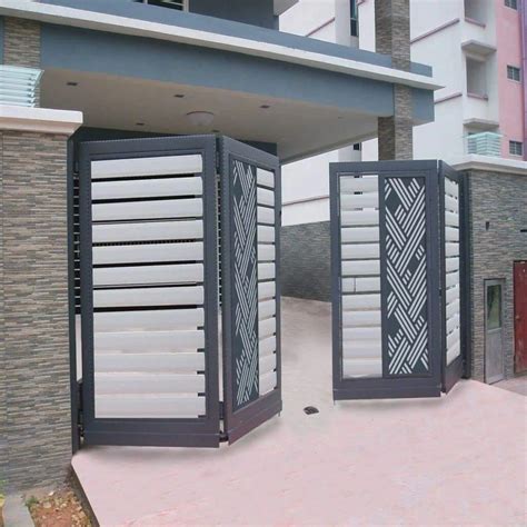 15 Desain Pintu Pagar Dari Besi Minimalis Model Terbaru Rumah Terlihat