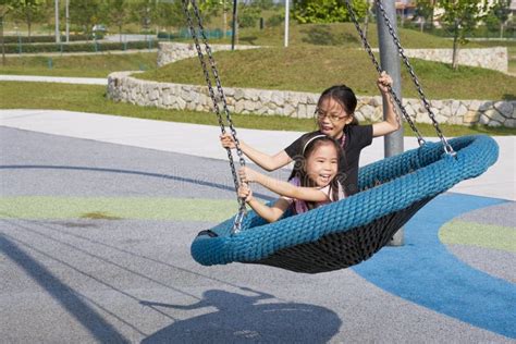 Children At Playground Stock Image Image Of Youth Happy 9618639