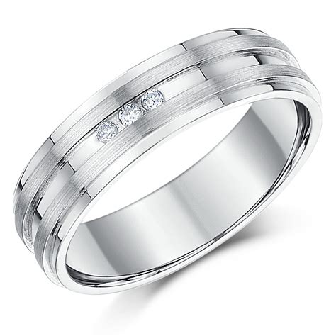 Silver Diamond Rings and Sterling Silver Wedding Bands: Mens and Ladies ...