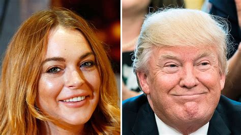 Lindsay Lohan Defends Donald Trump