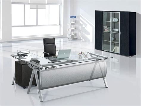 Glass Executive Desk Home Furniture Design