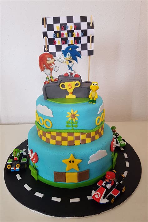 Check spelling or type a new query. Sonic/Mario birthday cake / Verjaardagstaart | Sonic cake ...