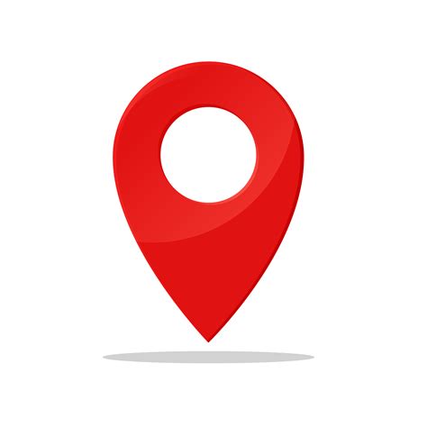 Pin Symbol Indicates The Location Of The Gps Map Download Free