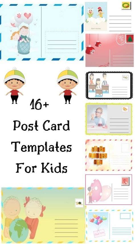 Free Postcard Template For Kids