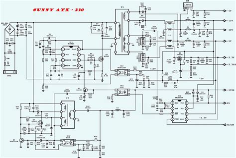 Atx Power Supply Wiring Diagram Database