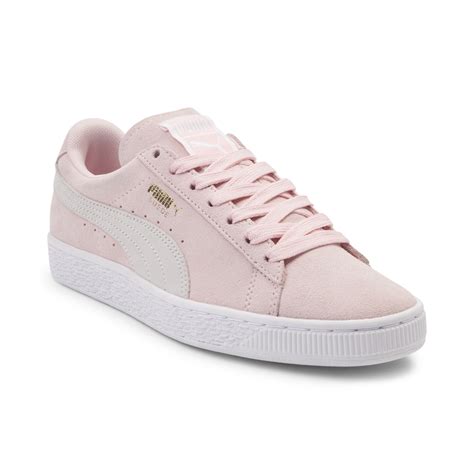 Womens Puma Suede Athletic Shoe Pink 361695