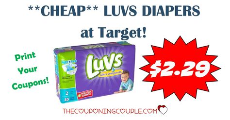 Cheap Luvs Jumbo Pack Diaper Deal Target Diaper Deals Luvs Diapers Luvs