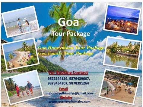 Exotic Honeymoon Tour To Goa Goa Tour Packages