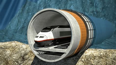 Railway Tunnel Under The Baltic Sea Railway Supply