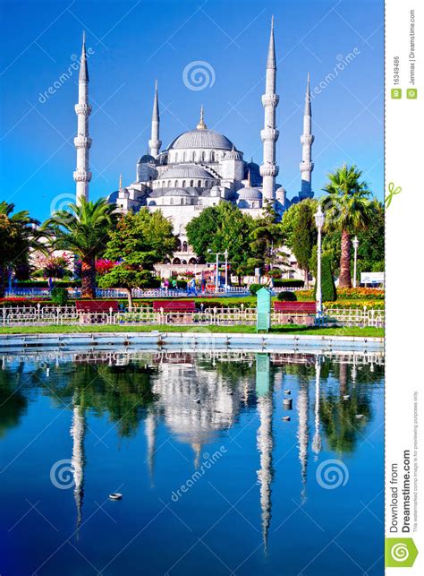 Blue Mosque In Istanbul Turkey Stock Photo Image Of