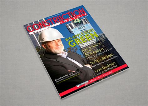 Construction Monthly Magazine On Behance