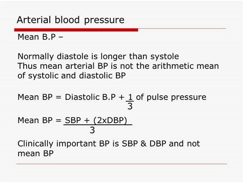 How To Calculate Map Blood Pressure Images And Photos Finder