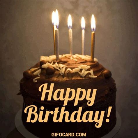 The best gifs for candles burning. Animated candles on birthday cake gif | Happy birthday ...