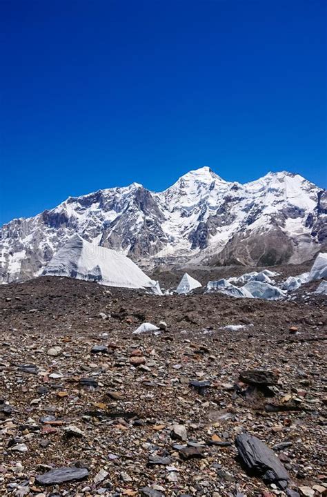 Beautiful K2 And Broad Peak From Concordia In The Karakorum Mountains