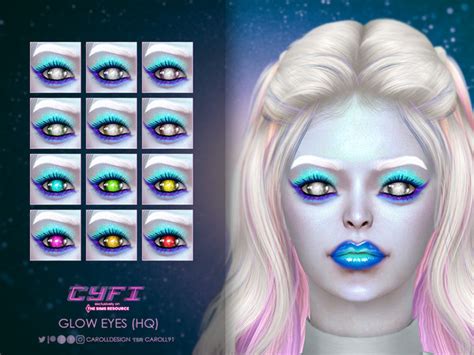 The Sims Resource Cyfi Glow Eyes